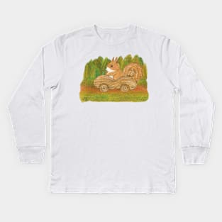 Peanuts Car Kids Long Sleeve T-Shirt